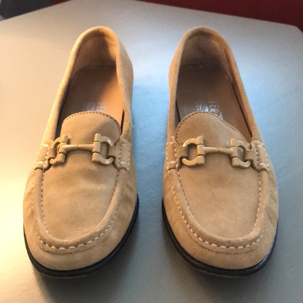 Salvatore Ferragamo Suede Loafers - Size 6.5B